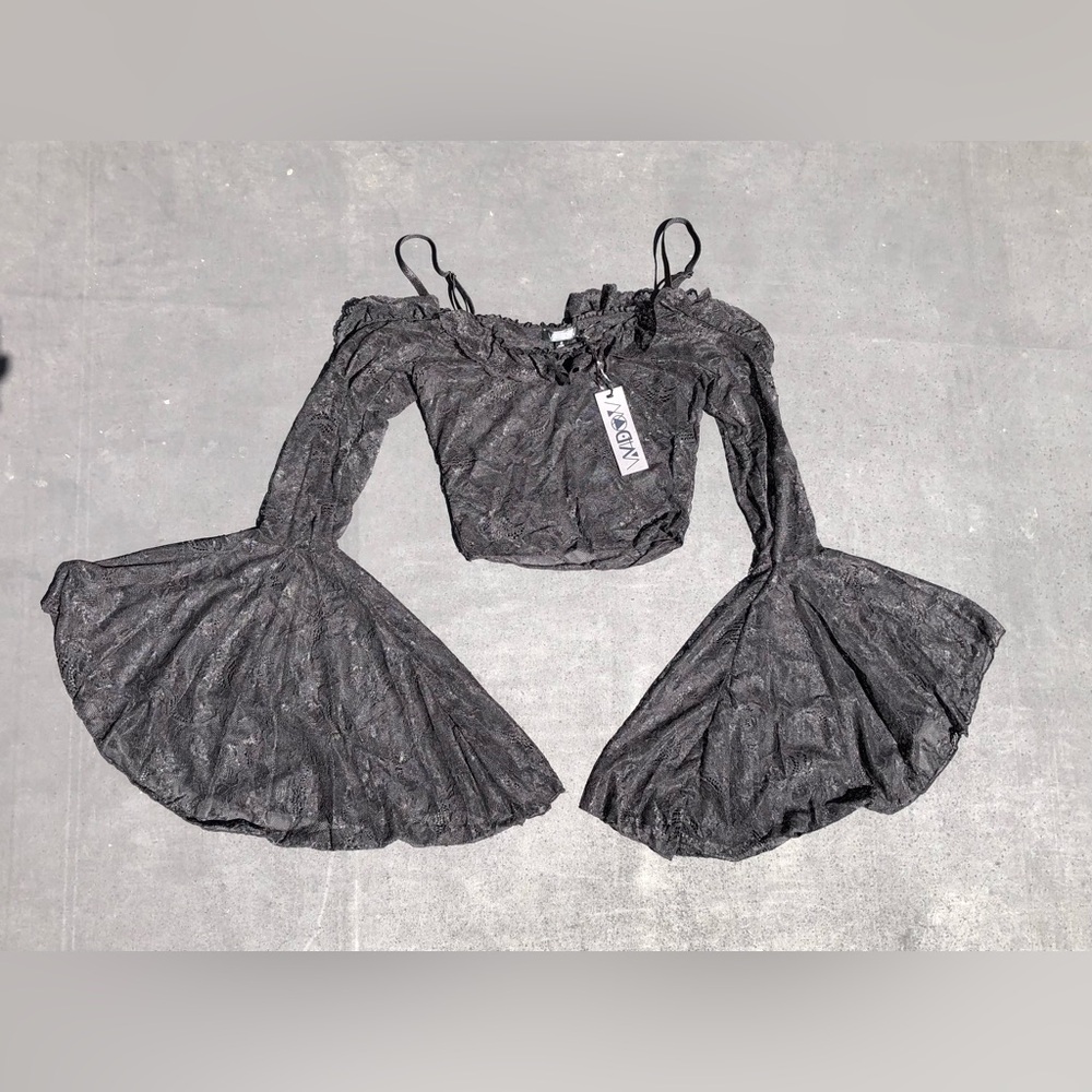 NWT Dolls Kill Crop-Top Shirt Women’s Small